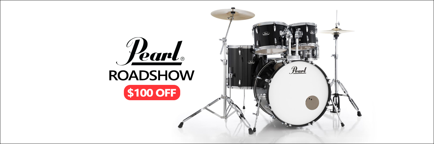 Get $100 Off the Pearl Roadshow 5-Piece Drum Kit!